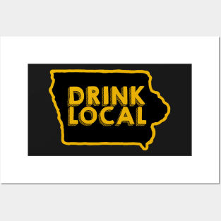 Iowa Drink Local Beer Posters and Art